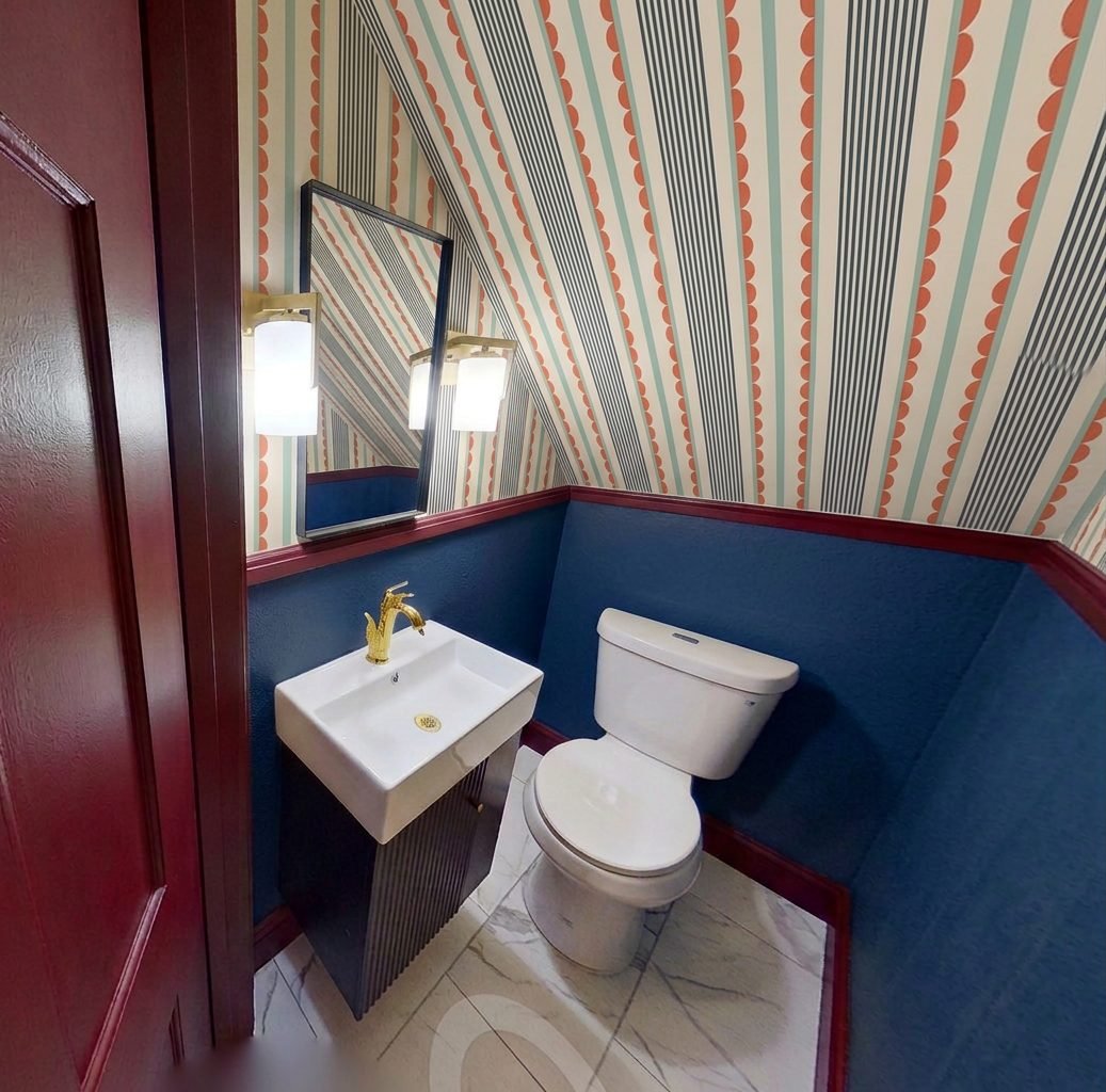 After — Powder Half Bath